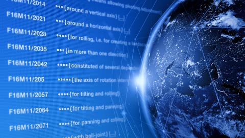 The image shows the Earth and a part of the CPC scheme - an artist impression symbolising worldwide co-operation on the CPC
